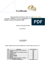 Certificado Do Curso para Casais