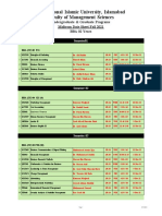 Mid Term Date Sheet Fall-2021