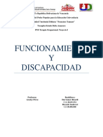 Funcionamiento y discapacidad