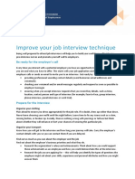 Improve Your Job Interview Technique - 16.12