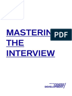 Mastering The Interview 0