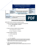 UN1 ACT1 EVALUACION DIAGNÓSTICA 0PTS