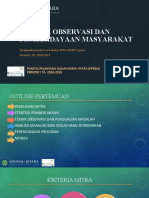 Materi Teknik Obsevasi KKN 2018 2019 Periode I