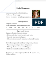 Molly Thompson's CV Activity - En.es