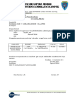 Internal Memo Permintaan Buku Ajar (Standart Managenement)