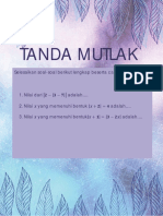 Tanda Mutlak