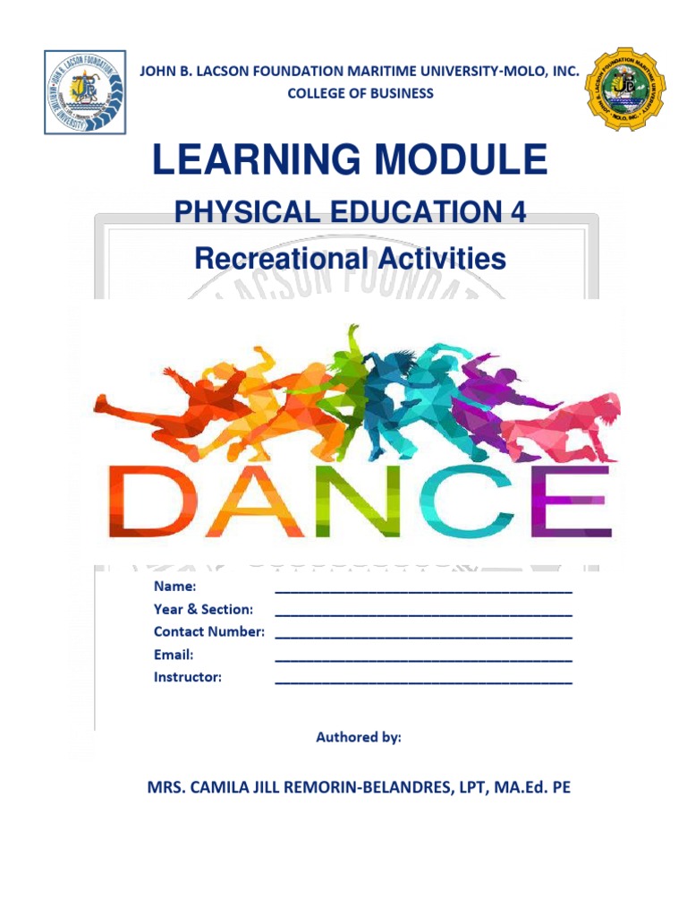 Pe 4 - Recreational Activities (Finals) | PDF | Physical Exercise ...