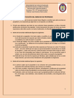 Justificación del Derecho de Propiedad  DC II  Clase No. 6