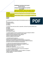 Examen Parcial de Metodología de La Investigación