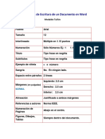 7 Lineamientos de Escritura de Un Documento en Word