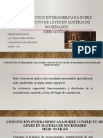 Convención Interamericana Sobre Conflicto de Leyes en Materia