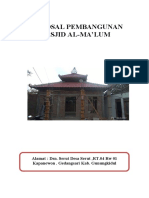 PROPOSAL PEMBANGUNAN Masjid AL-MA'LUM 1