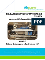 FT Incubadora Transporte Neonatal AIRBONE SYS185A