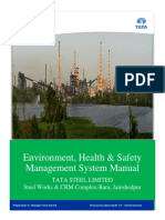 Environment, Health & Safety Management System Manual: Tata Steel Limited Steel Works & CRM Complex-Bara, Jamshedpur