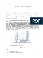 Cap 6 - Instrumentação - Medição de Pressão