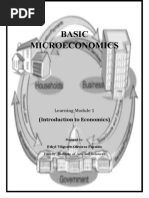 Basic Microeconomics: (Introduction To Economics)