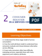 Consumer Behavior in Services Context