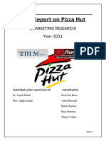 Project Report On Pizza Hut