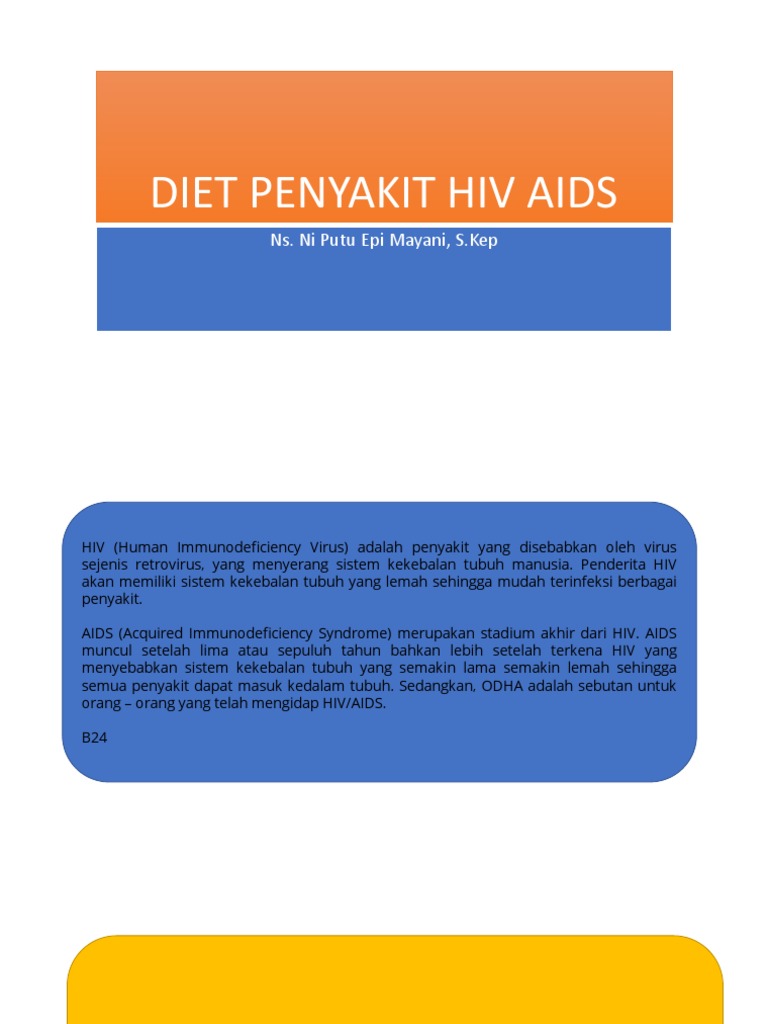 Diet Penyakit Hiv Aids | PDF