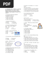 Soal Uts Bahasa Inggris Kelas 5