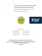 Disusun Untuk Memenuhi Tugas Mata Kuliah Keselamatan Dan Kesehatan Kerja Dosen Pengampu: Dartini, SKM., M.Kes