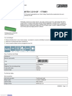 Feed-Through Header - MSTBV 2,5/ 9-GF - 1776951: Key Commercial Data