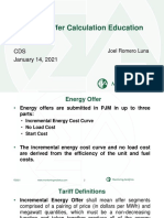 Energy Offer Calculation Education: CDS January 14, 2021