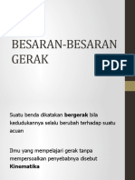 Besaran-Besaran Gerak