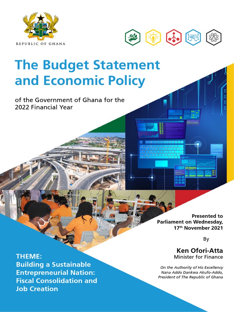 2022 Budget Statement PDF Ghana Gross Domestic Product