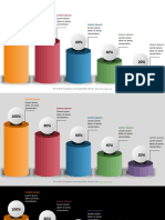 5 - Three Dimensional Cylinders Infographic Template