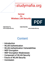 Wireless LAN Security Seminar