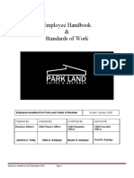 Park Land - Employee Handbook & Standard 2020