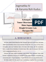 Dogmatika IV Kelompok 5 (Pekerjaan & Karunia Roh Kudus)