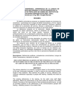 PROCESO  DE  ENSEÑANZA – APRENDIZAJE  DE  LA  LENGUA  DE  SEÑAS VENEZOLANA DIRIGIDO A LOS ESTUDIANTES DE LA ESPECIALIDAD DE TRIPULANTE DE CABINA DEL INSTITUTO DE ESPECIALIDADES AERONÁUTICAS