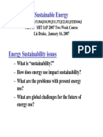 Lecture 1 - Sustainable Energy