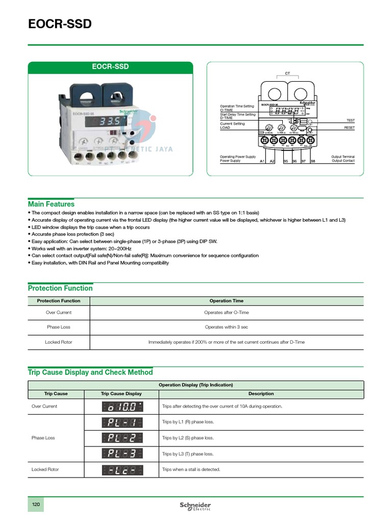EOCR-SSD Manual and Wiring Guide | PDF | Mains Electricity ...