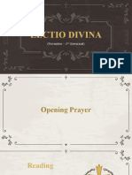 Lectio Divina: (November - 3 Gawarasal)
