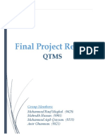 QTMS - Final Project Report