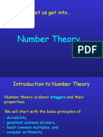 Number Theory CSE 103