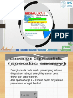 MATERI KE 11 HIDRULIKA 2 KELAS B PERTEMUAN KE 13