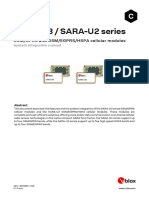 SARA G3 U2 - SysIntegrManual - UBX 13000995