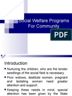 Social Welfare Programs for Community Community Health Nursing Ppt 151011051200 Lva1 App6892