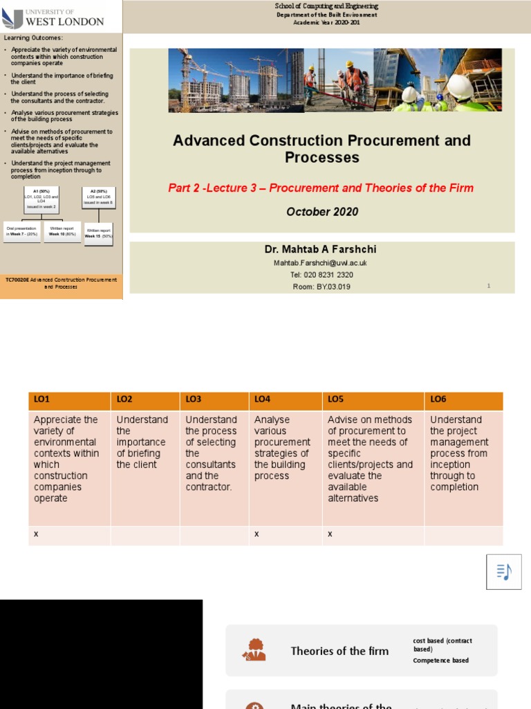 Procurement Theories in Construction | PDF | Value (Economics) | Economics