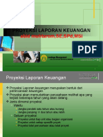 9 Proyeksi Laporan Keuangan