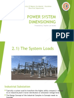 Power System Dimensioning: University of Negros Occidental - Recoletos Electrical Department