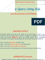 Final Database Query Using SQL