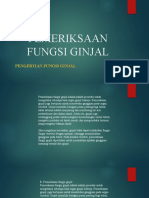 Pemeriksaan Fungsi Ginjal