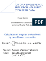 Pencil Beam Kernel Calculation