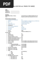 Checklist B747 PMDG