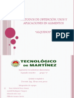 Métodos de Obtención, Usos y Aplicaciones en